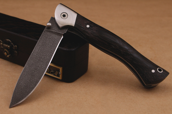 Нож "Легионер 2" ХВ-5(Алмазная). Рукоять Венге. Шкатулка Венге.
